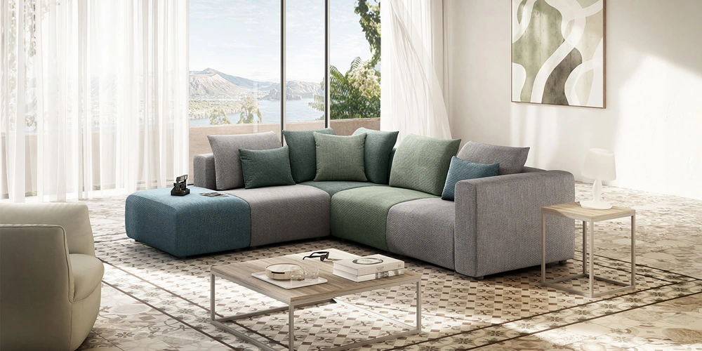 چیدمان مبل پازلی